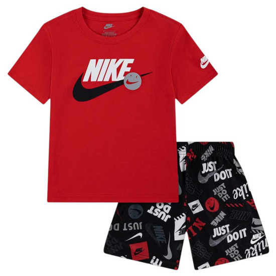 Nike Παιδικό σετ Sportswear Allover Print Short Set